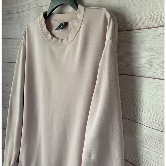 Nike Dri-Fit Light Pink Sweatshirt Oversized Crewneck Pullover Size XL - Picture 16 of 16